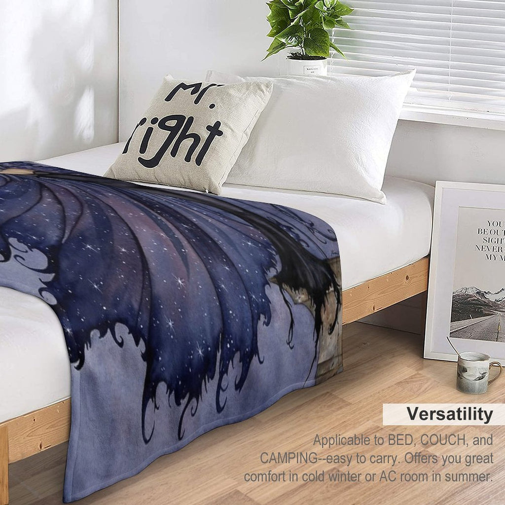 Cloak Of Stars Easy Care Throw Blanket