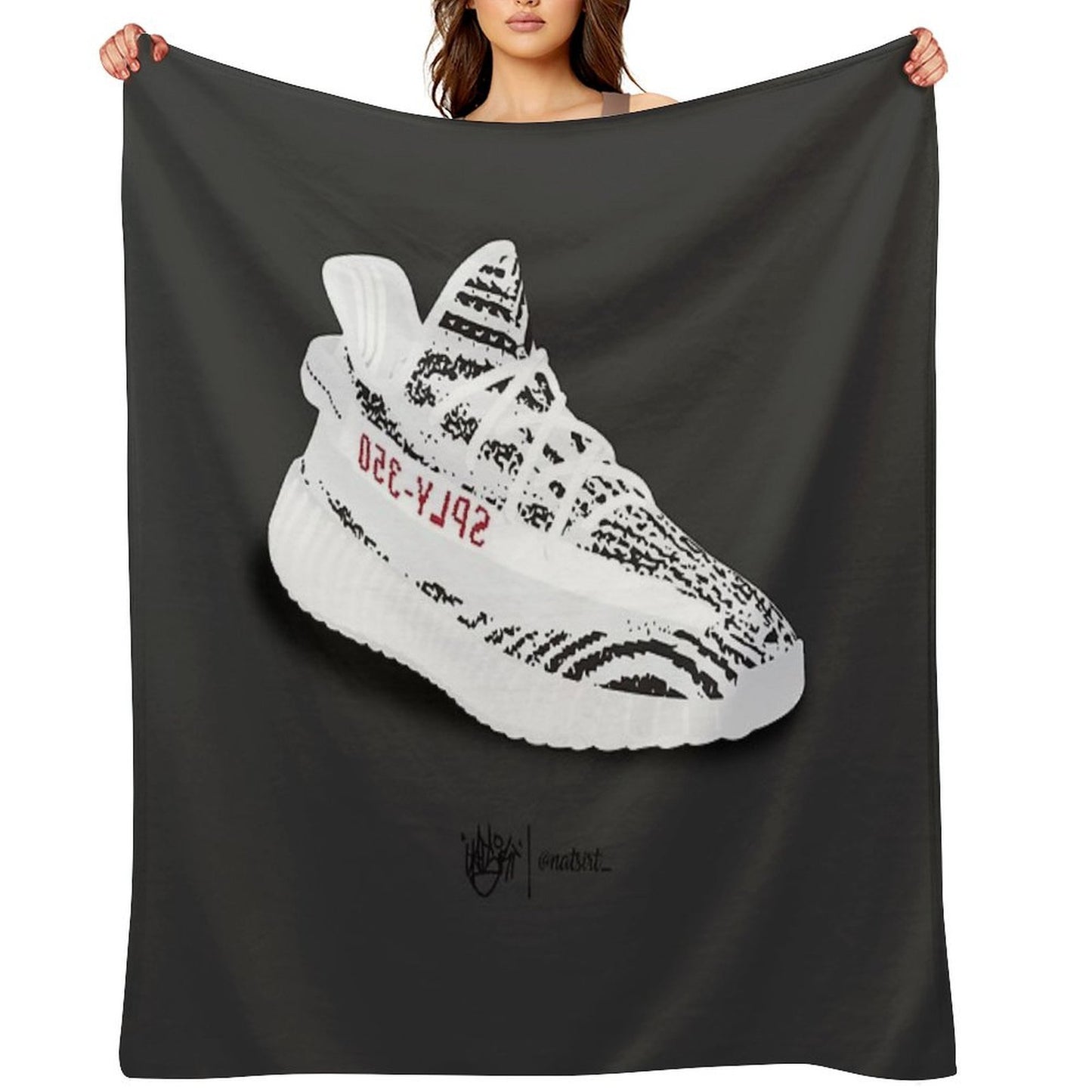 Yeezy Zebra Durable Throw Blanket