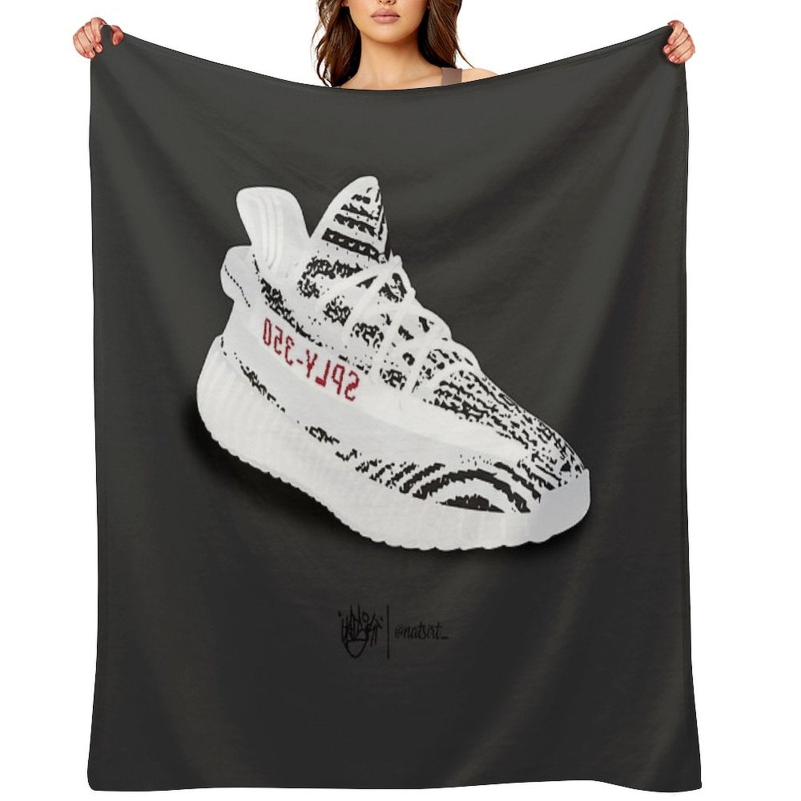 Yeezy Zebra Durable Throw Blanket