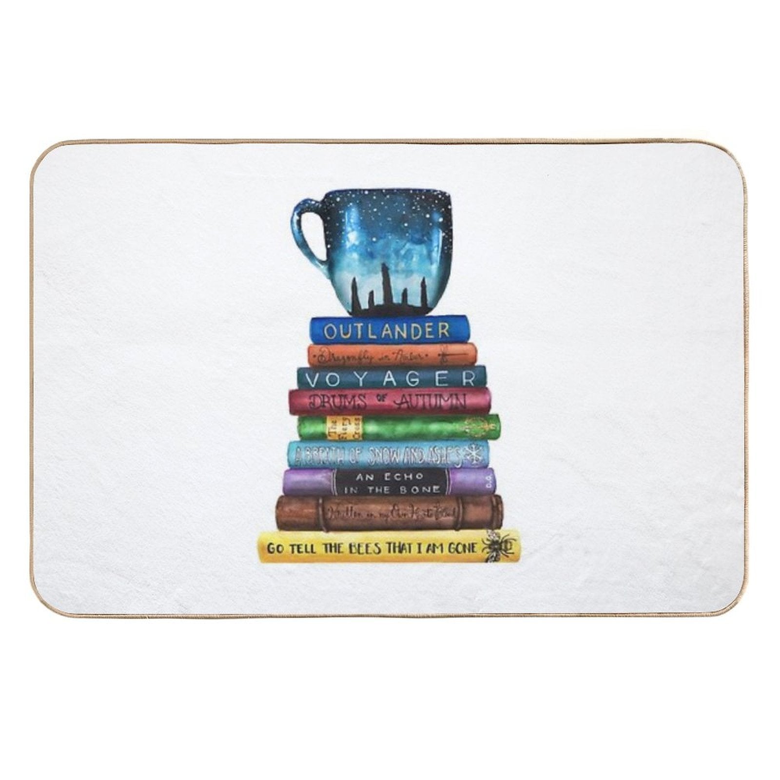 Outlander Lover  Stain-Proof Bath Mat
