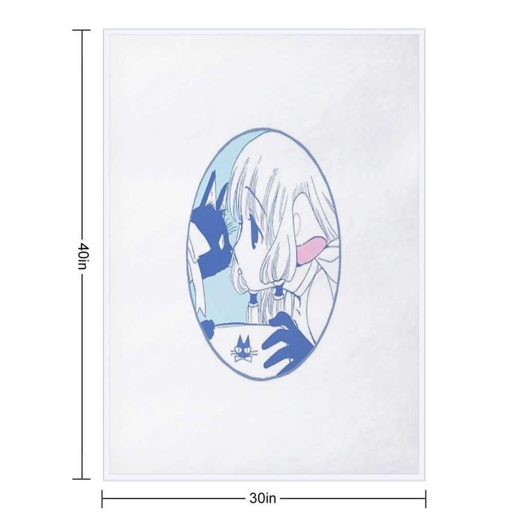 Chi - Chobits Eco-conscious Throw Blanket