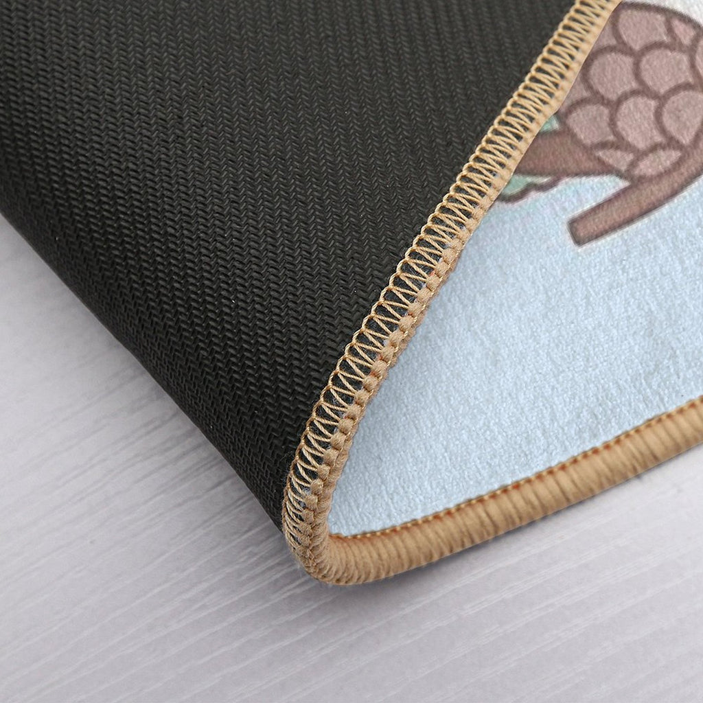 Bubu The Guinea Pig, Fall Coffee  Slip-Resistant Bath Mat