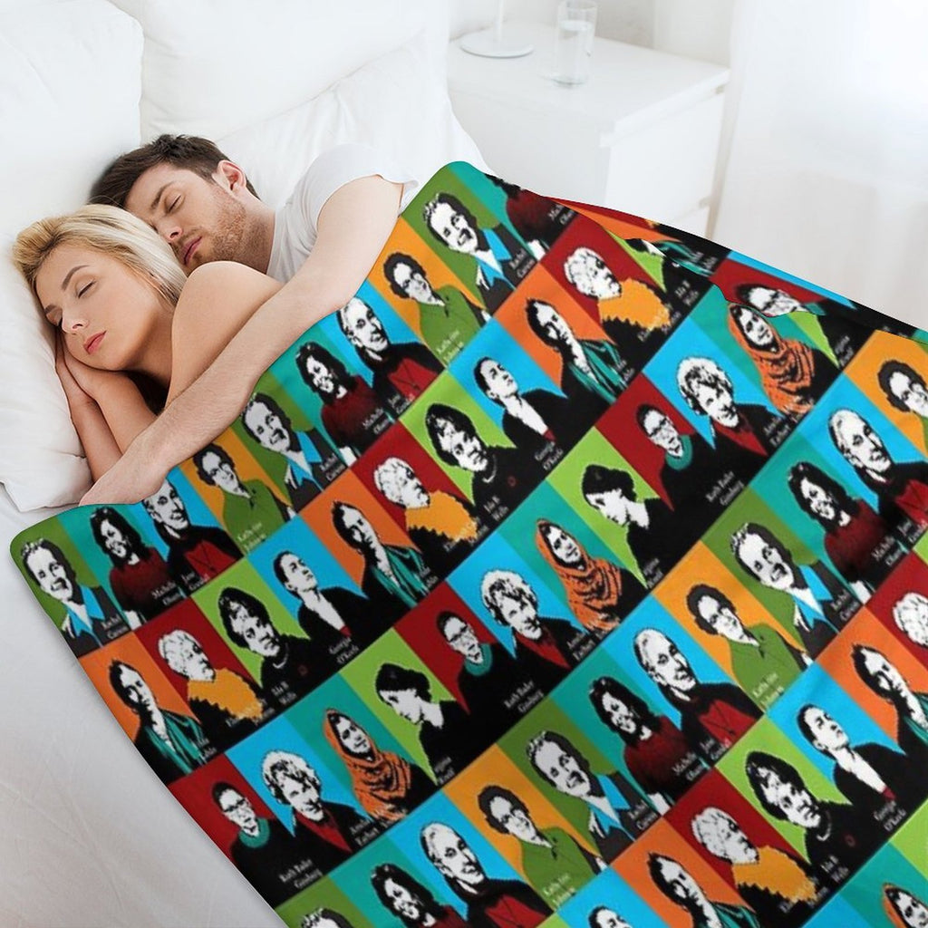 Feminist Icons Anti-pilling Throw Blanket