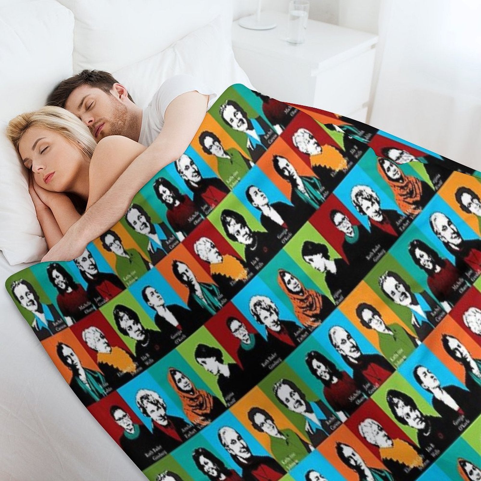 Feminist Icons Anti-pilling Throw Blanket