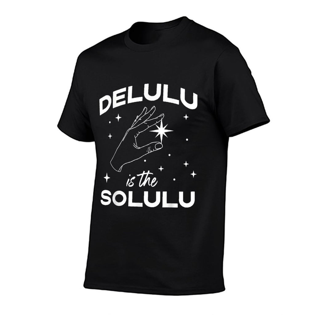 Delulu Is The Solulu - Funny Social Media Meme  Soft T-Shirt