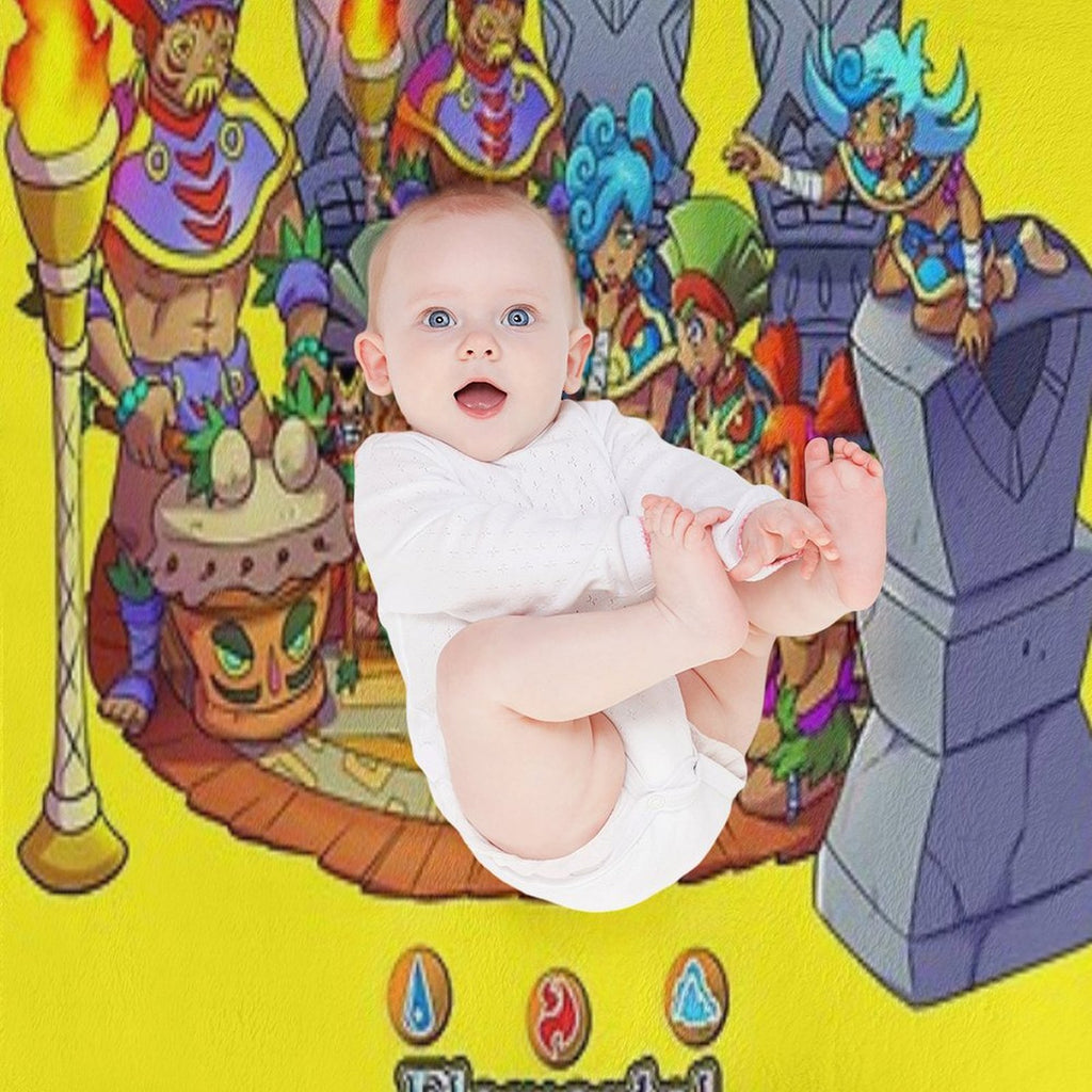 The Power of Shamanic Globes! Machine-washable Throw Blanket