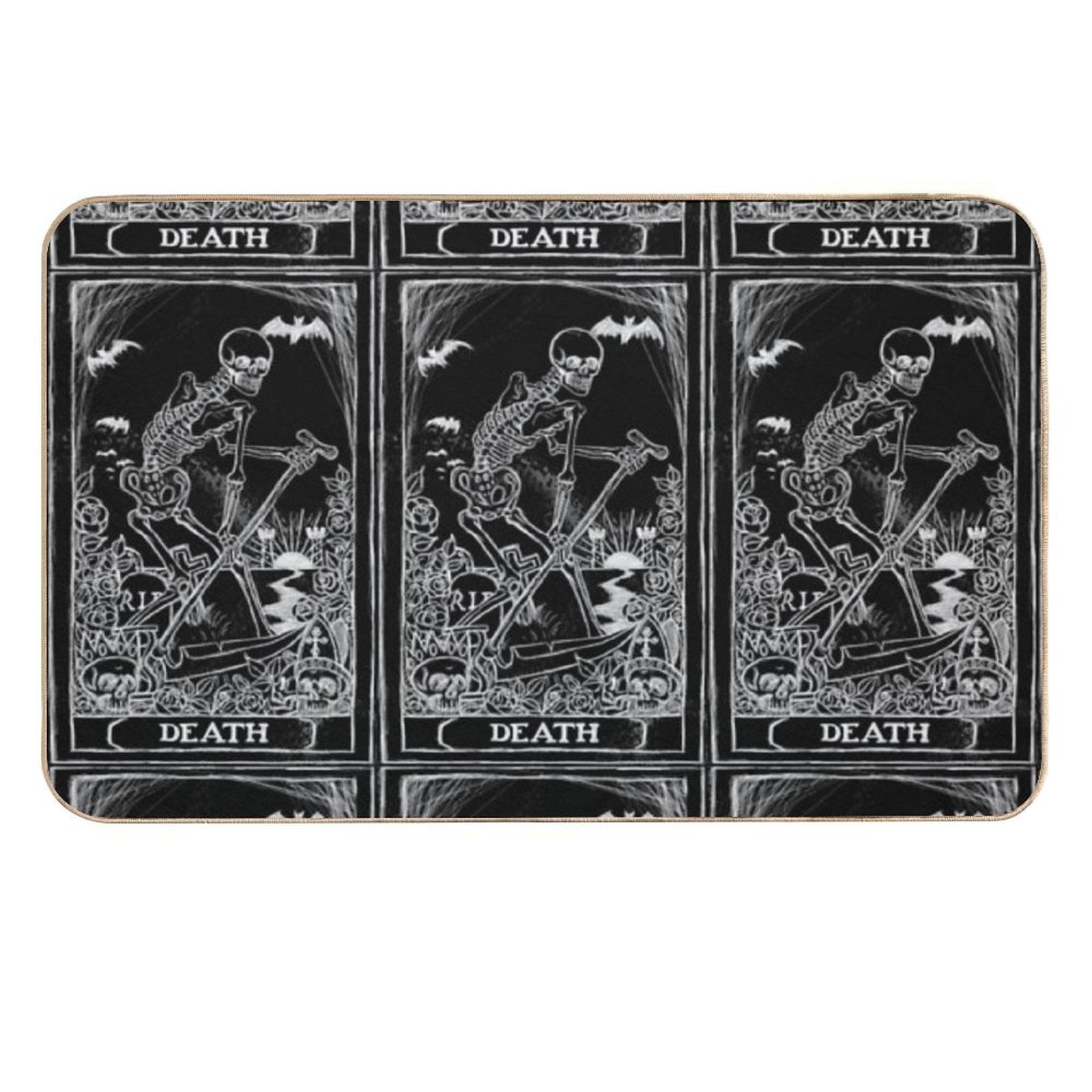 Death Card  Odorless Bath Mat