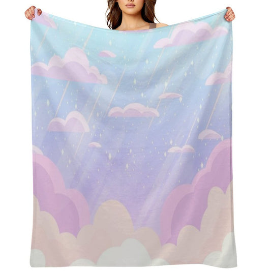 Pastel Heaven Eco-conscious Throw Blanket