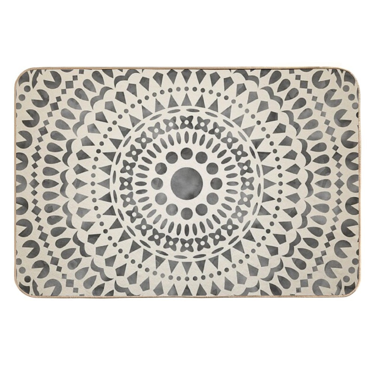 Watercolor Mandala Mandala10w  Eco-Friendly Bath Mat