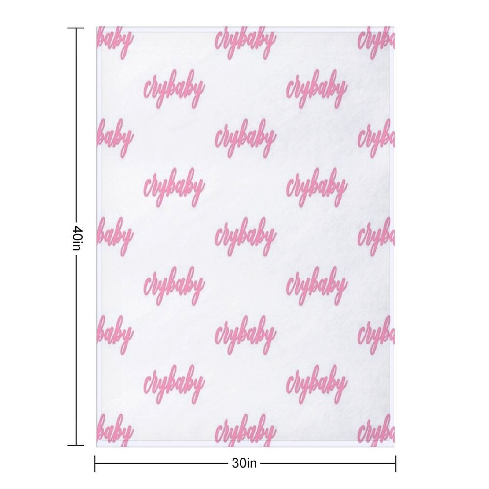 ♡crybaby♡ Compact Throw Blanket