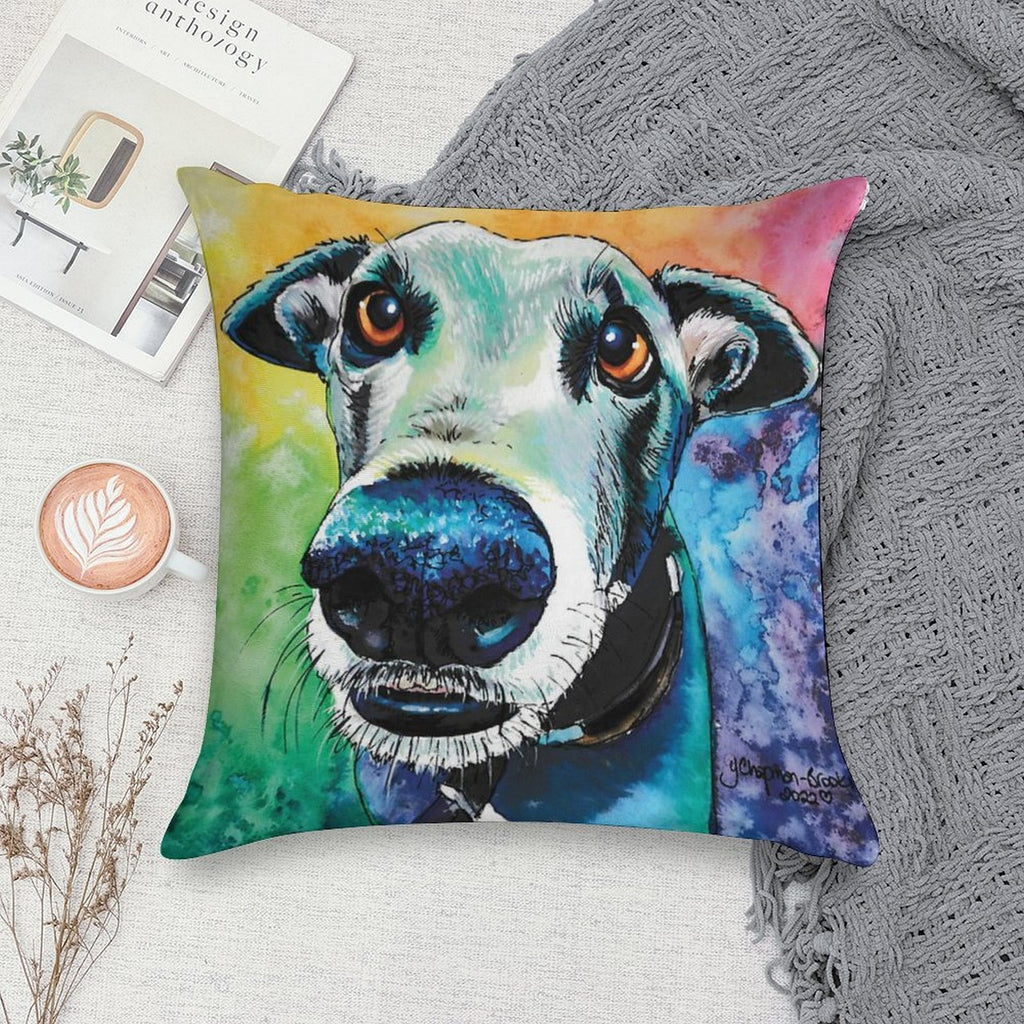 The Look of Love Soft Hidden Zipper Throw Pillow