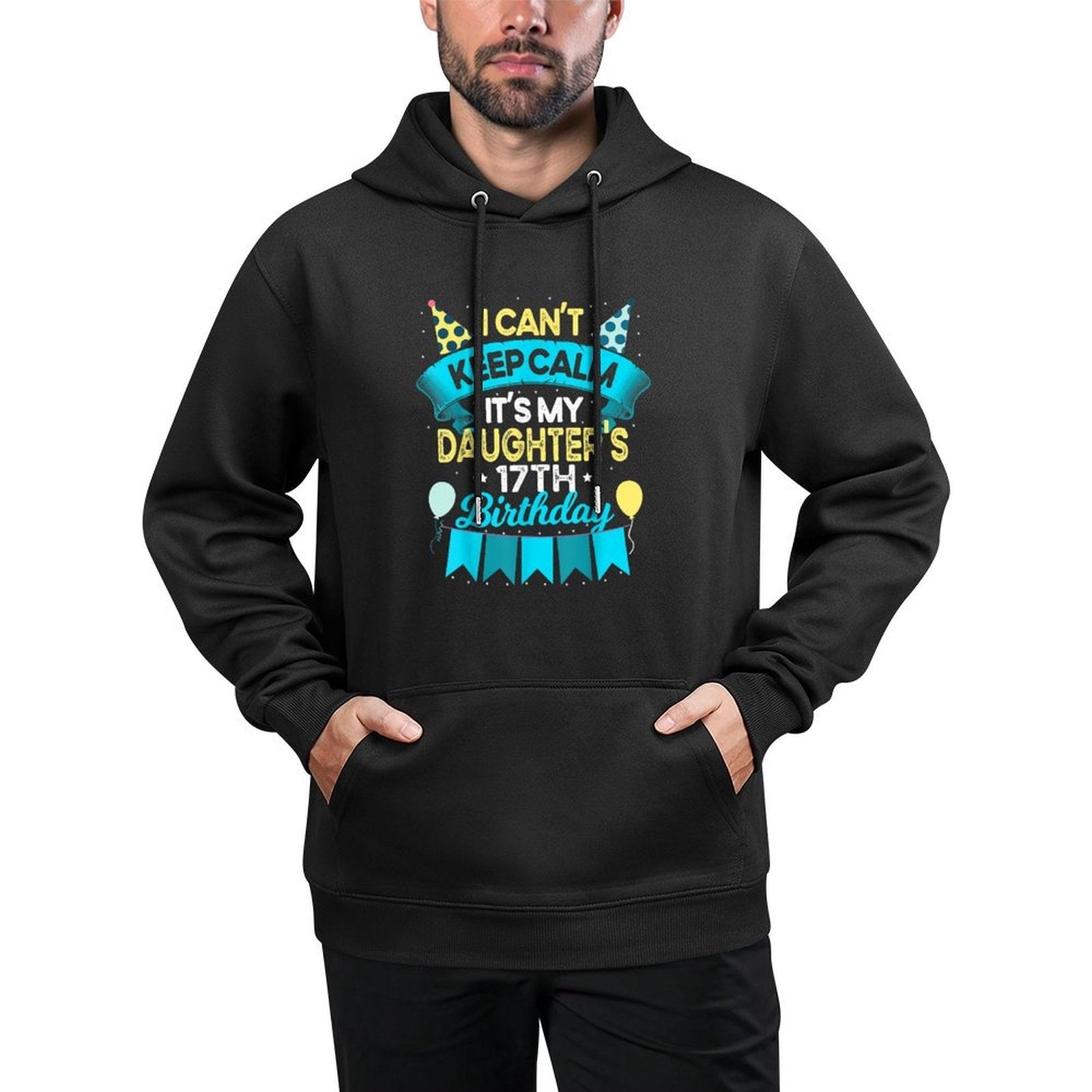 17 Years Old Daughter Gift It's My Daughter 17th Birthday Machine Washable Hoodie