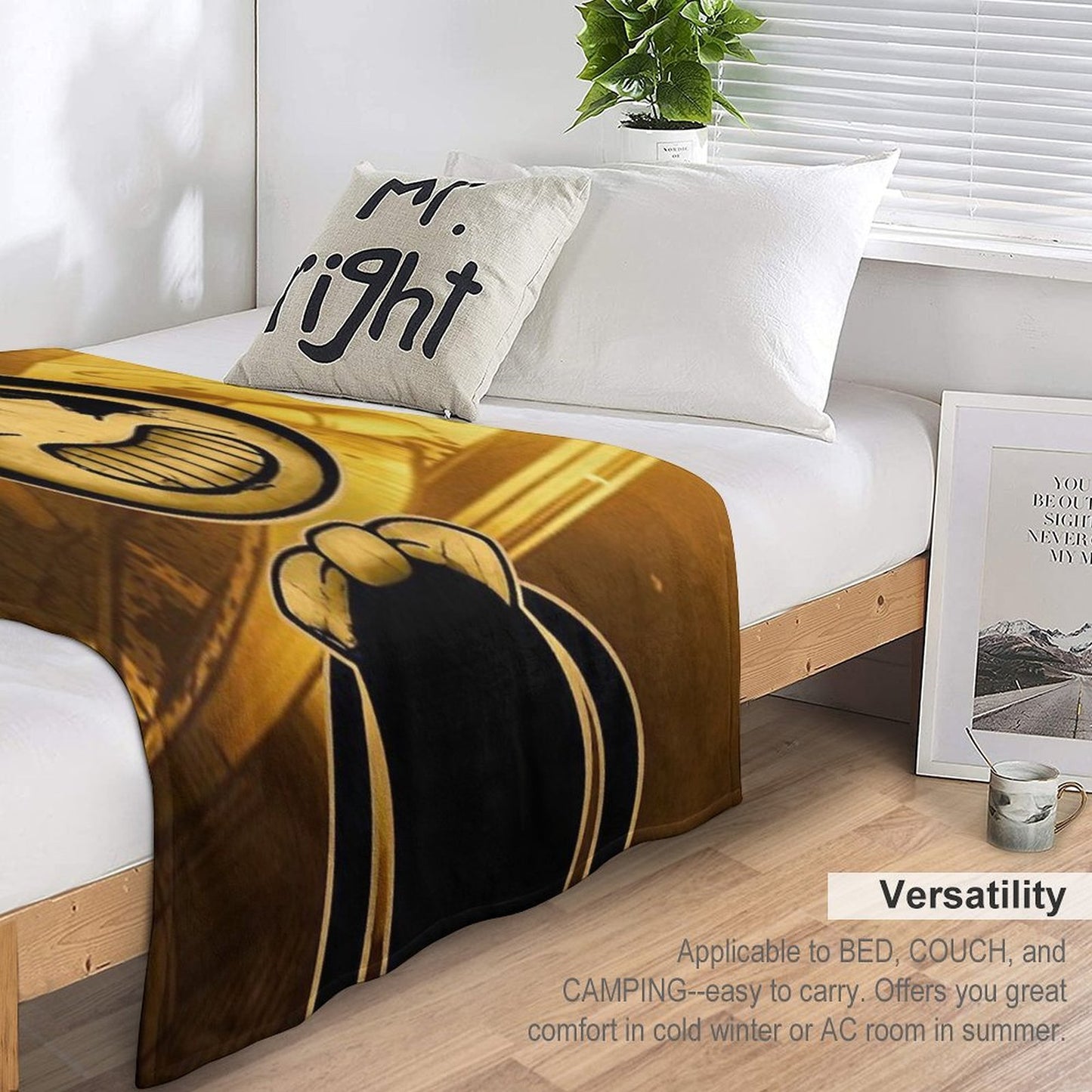 Bendy And The Ink Machine Lightweight Throw Blanket