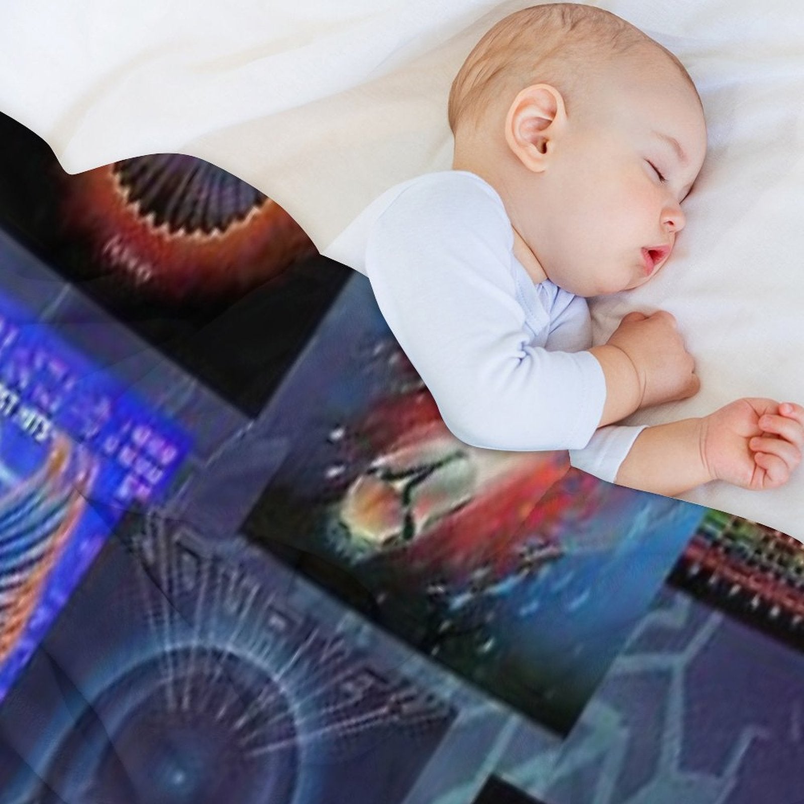 Collage Album Cover Quick-dry Throw Blanket