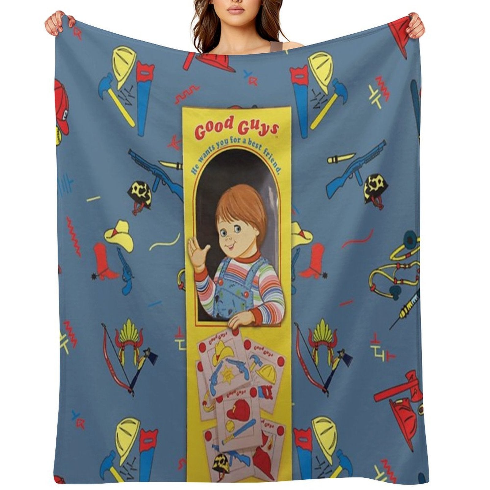 The Good Guys - Childs Play Ft. Chucky Comfort Throw Blanket