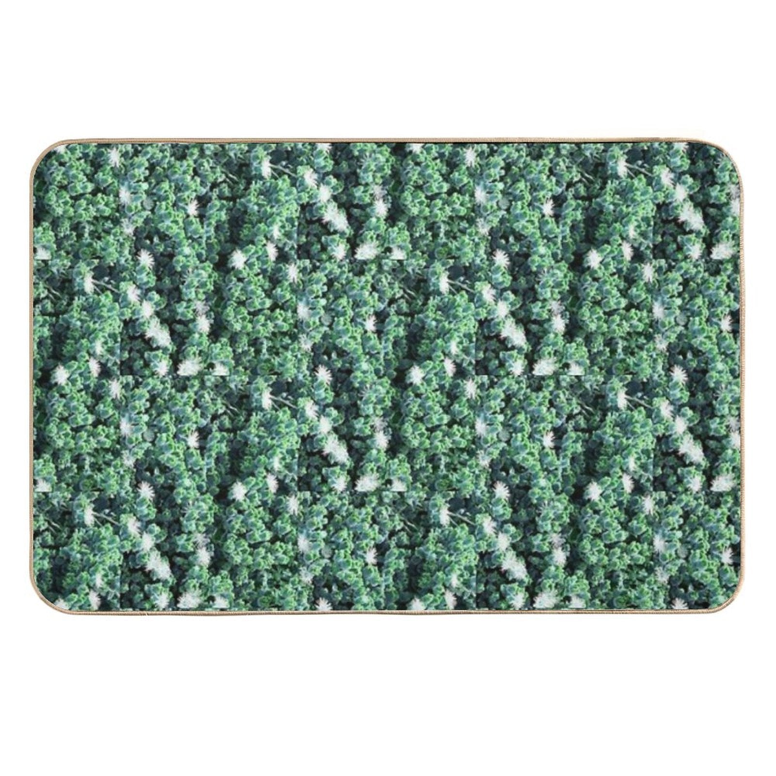 Some Beautiful White Flowers  Slip-Resistant Bath Mat