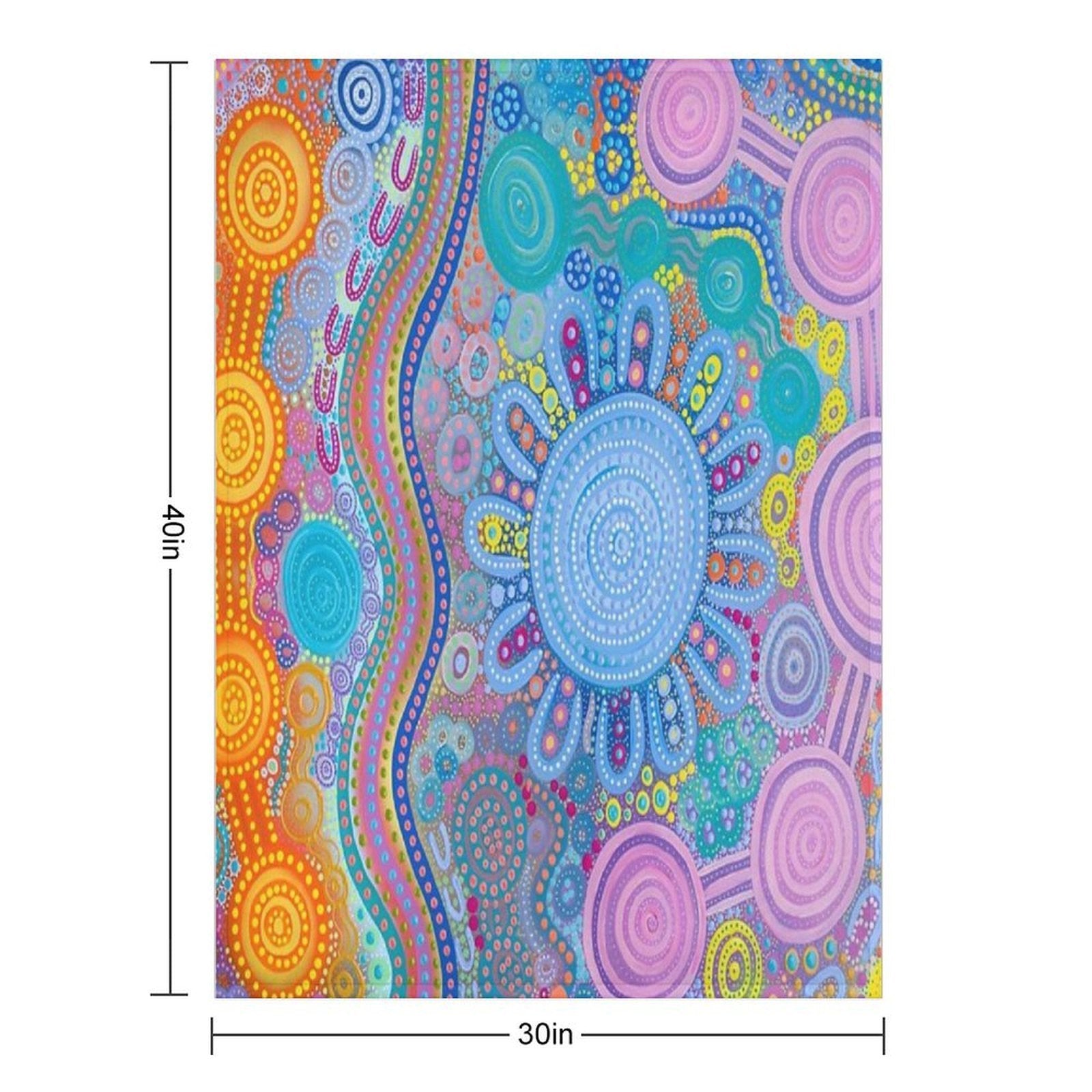 Family Gathering Compact Throw Blanket