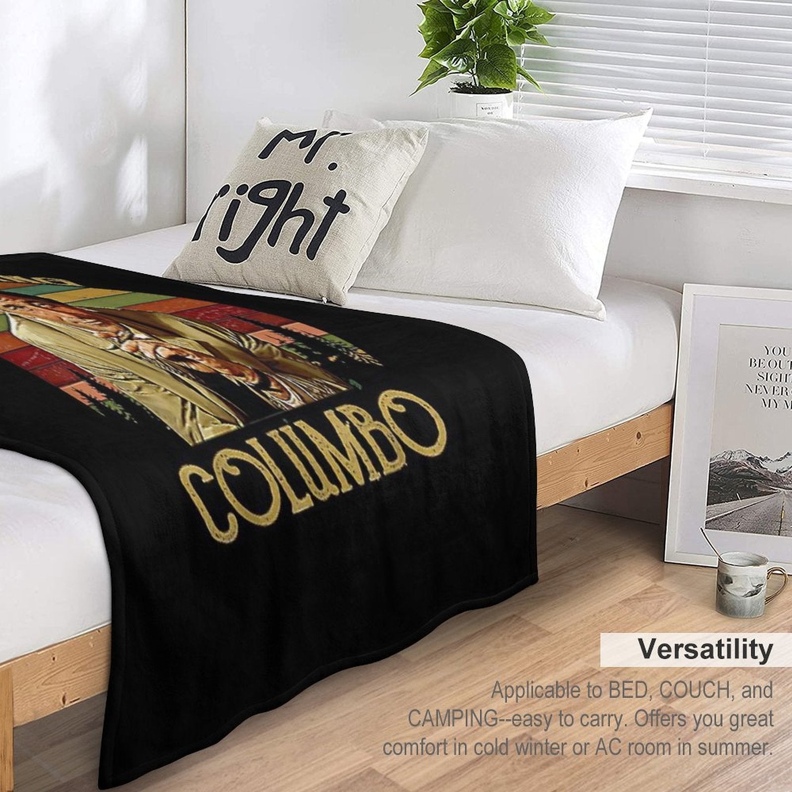 Just One More Thing Columbo Easy Care Throw Blanket