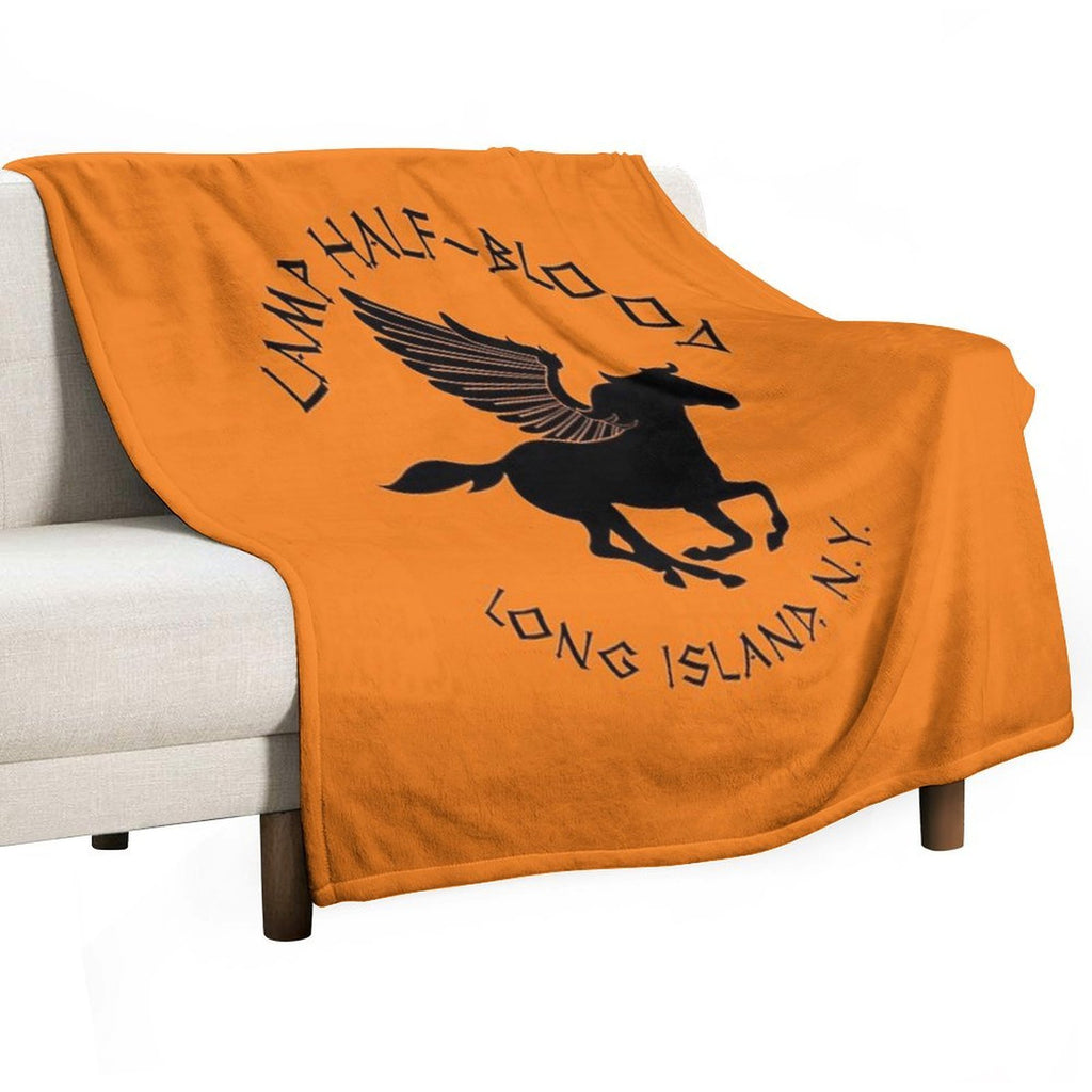 Camp Half-Blood Plush Throw Blanket