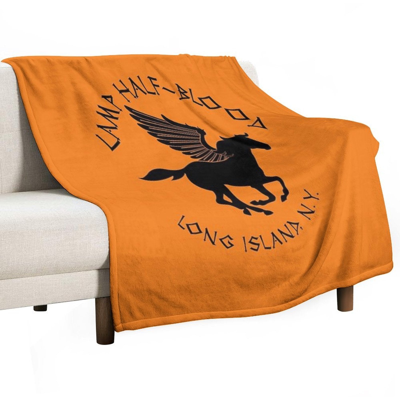 Camp Half-Blood Plush Throw Blanket