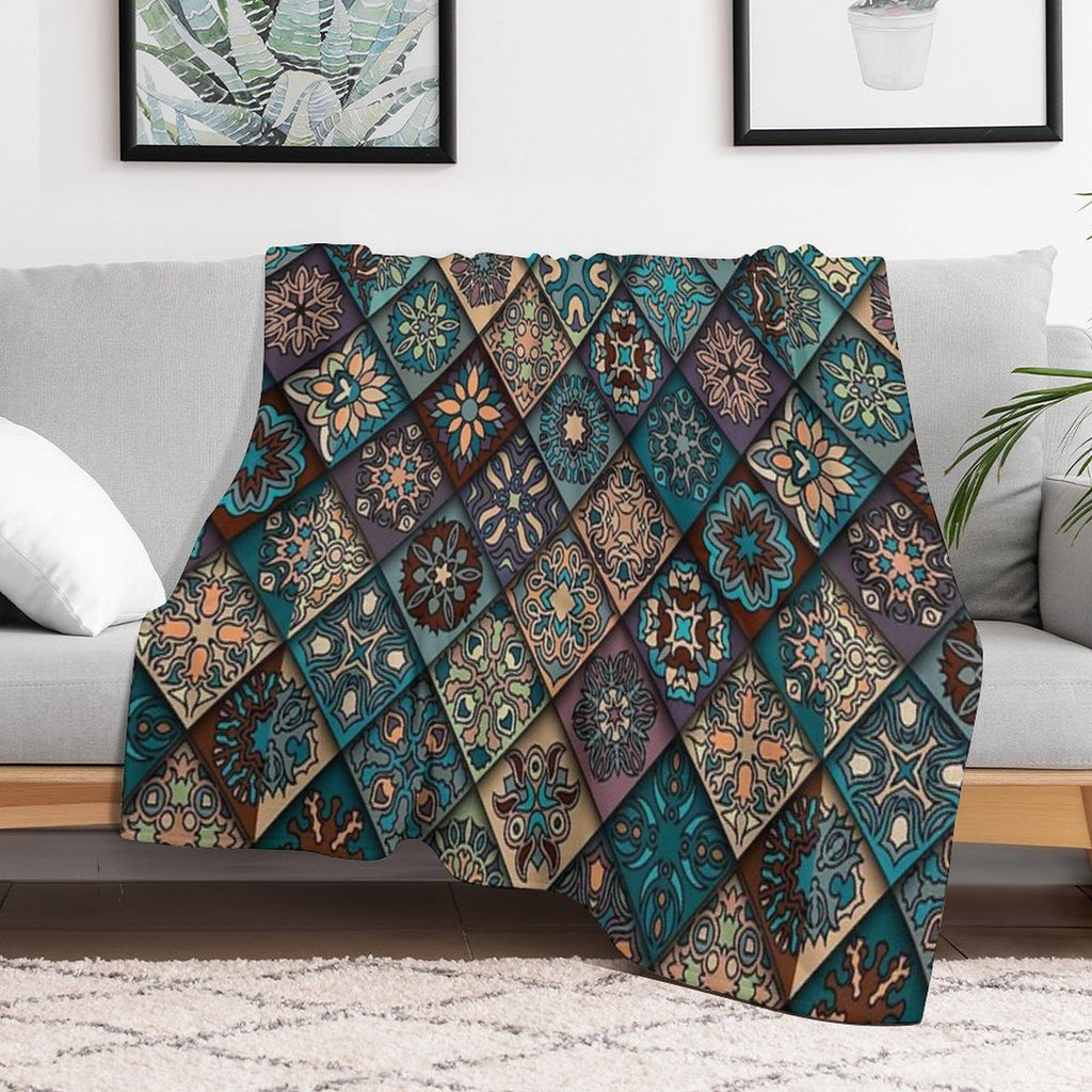 FLOWERS CLASSIC 2 Premium Throw Blanket
