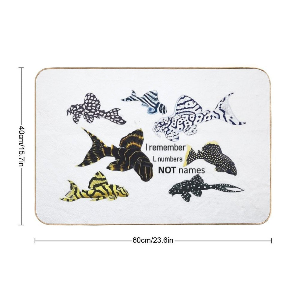 Pleco Collage Truth  Versatile Bath Mat