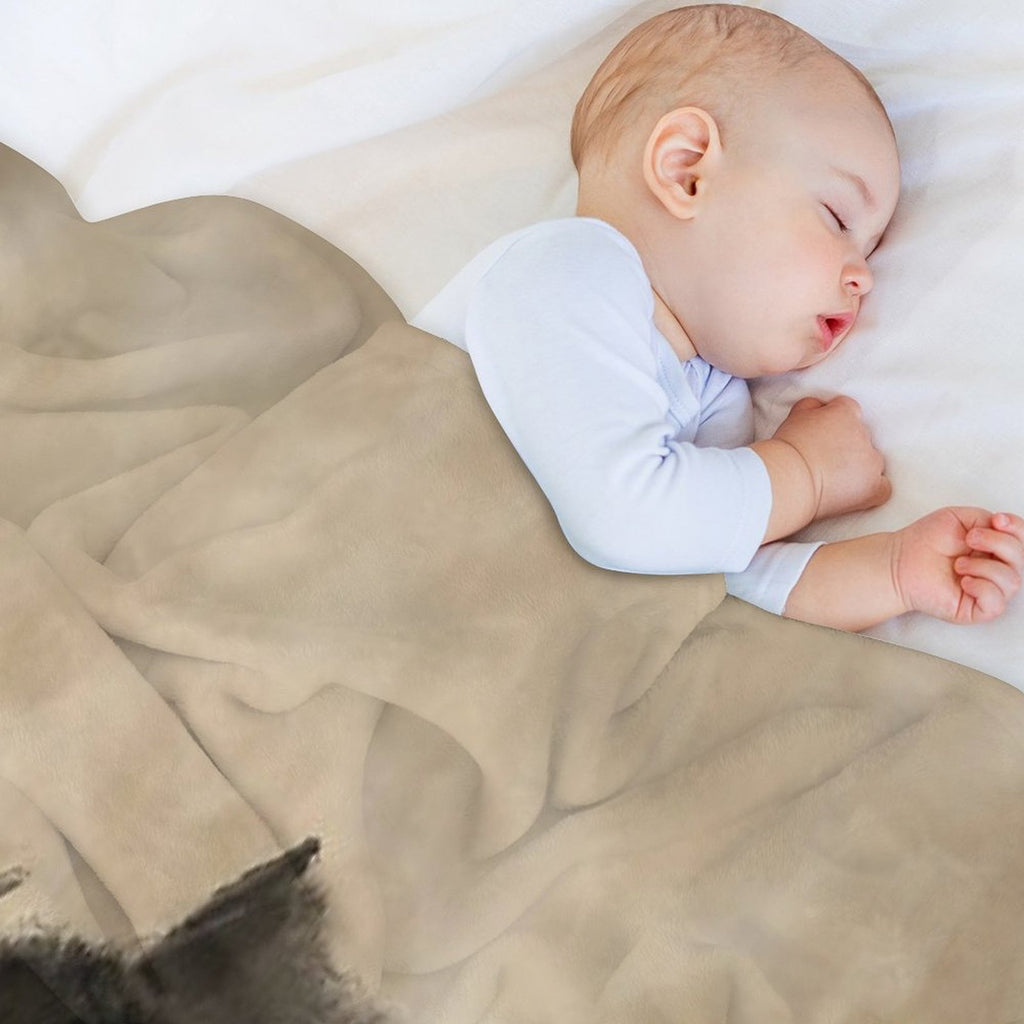 American Buffalo  -  Plains Bison Travel-friendly Throw Blanket