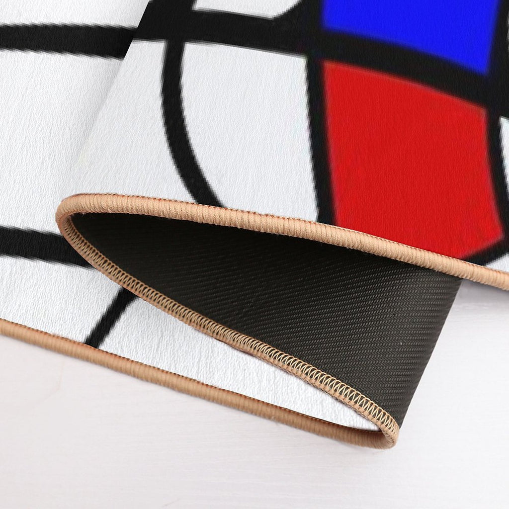 Miro-inspired Abstract  Eco-Friendly Bath Mat