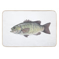 Smallmouth Bass  Easy To Clean Bath Mat