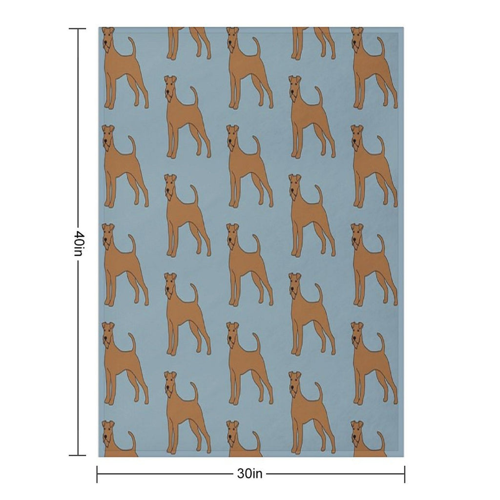 Irish Terrier Compact Throw Blanket