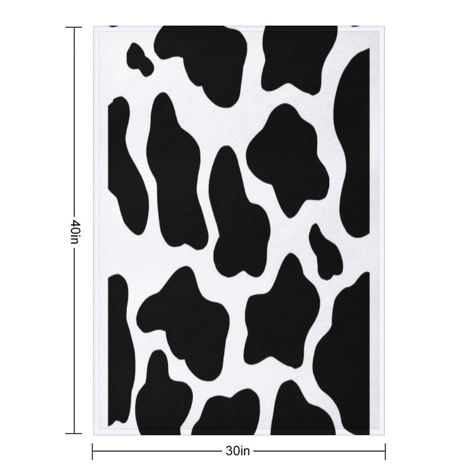 Cow Patterned Pillow , Duvet Cover And Throw Blanket Cute And Aesthetic Quick-dry Throw Blanket