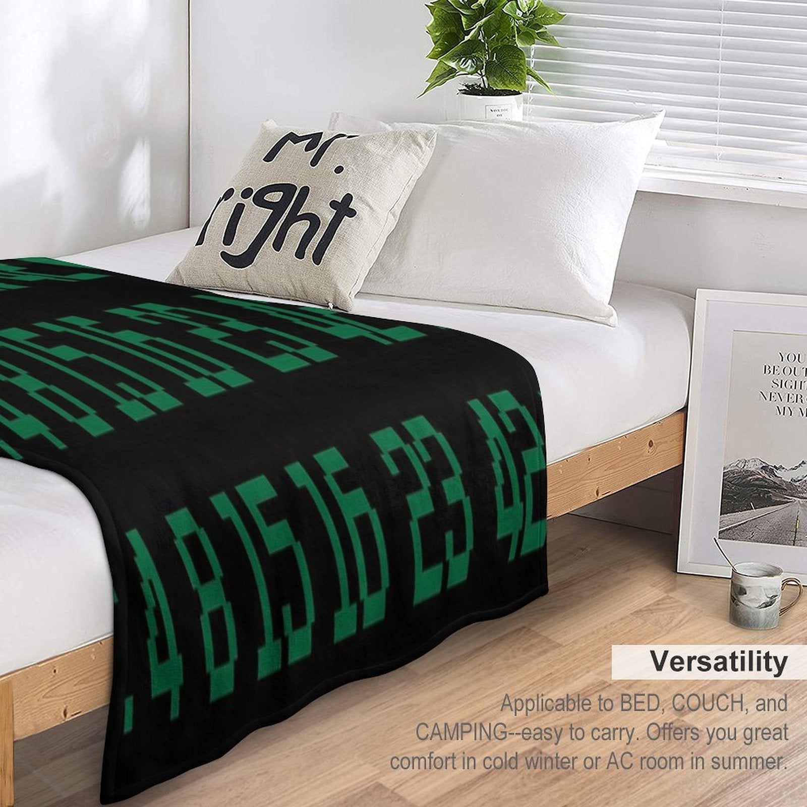 The Numbers Versatility Throw Blanket