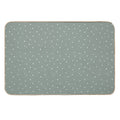 Scattered Dots in Mountain Green  Non-Slip Bath Mat