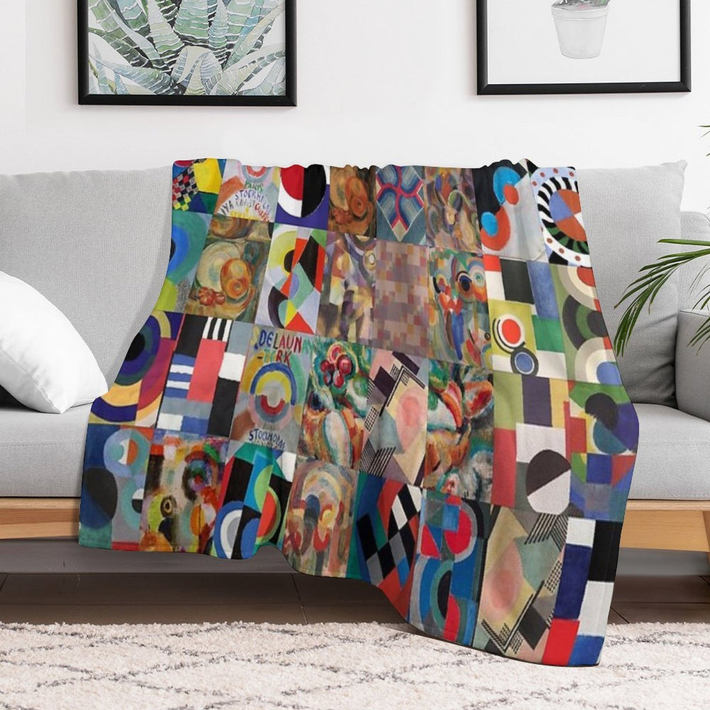 Sonia Delaunay Lightweight Throw Blanket