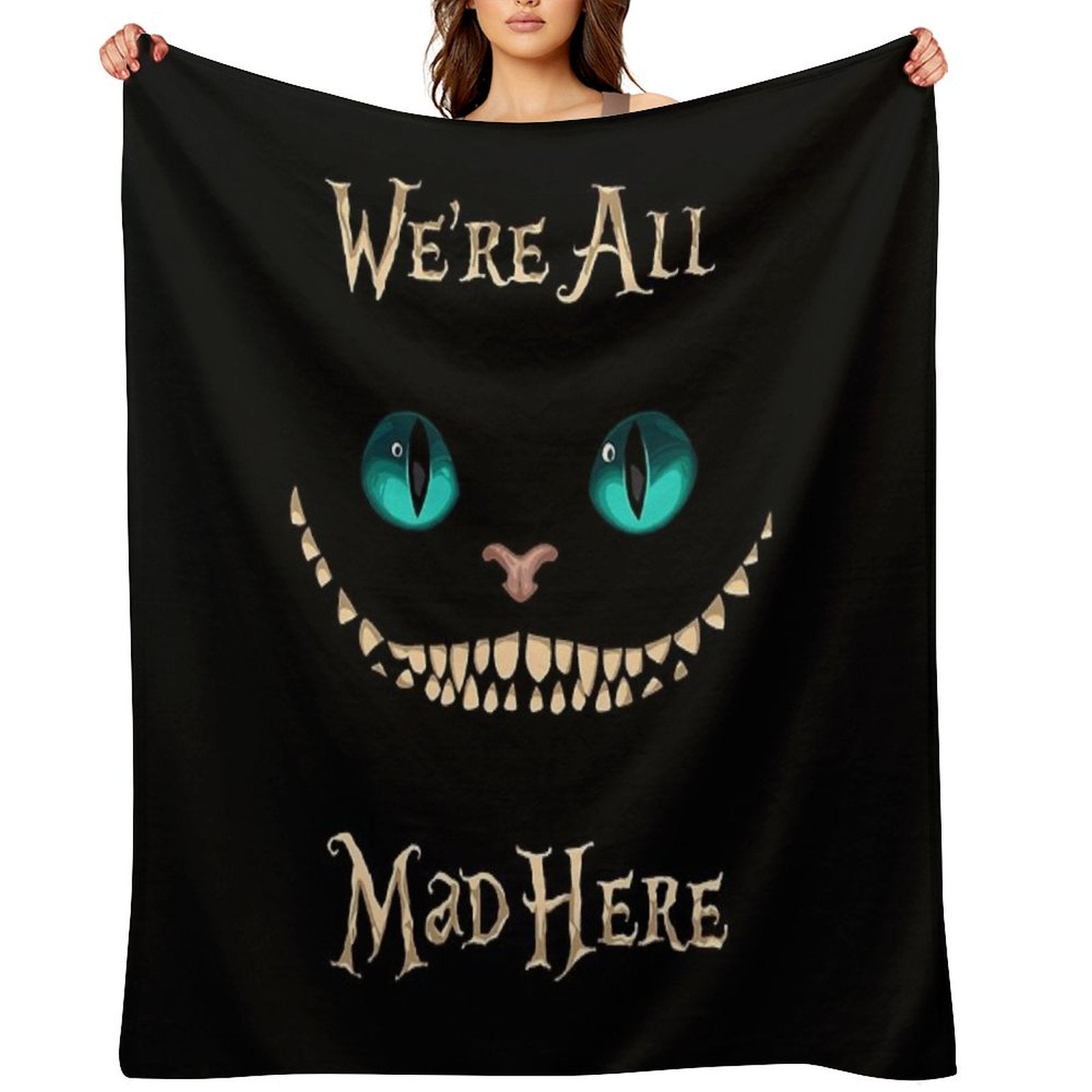 Alice In Wonderland All-season Throw Blanket