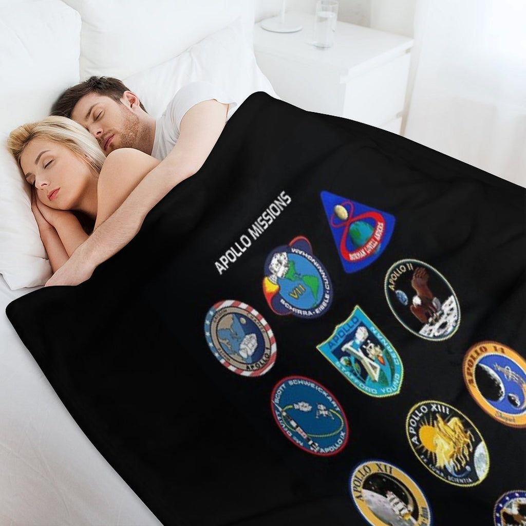 The Apollo Missions Nasa Astronomy Space Multi-functional Throw Blanket