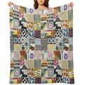 AFRICA, - Colorful Patches Quick-dry Throw Blanket