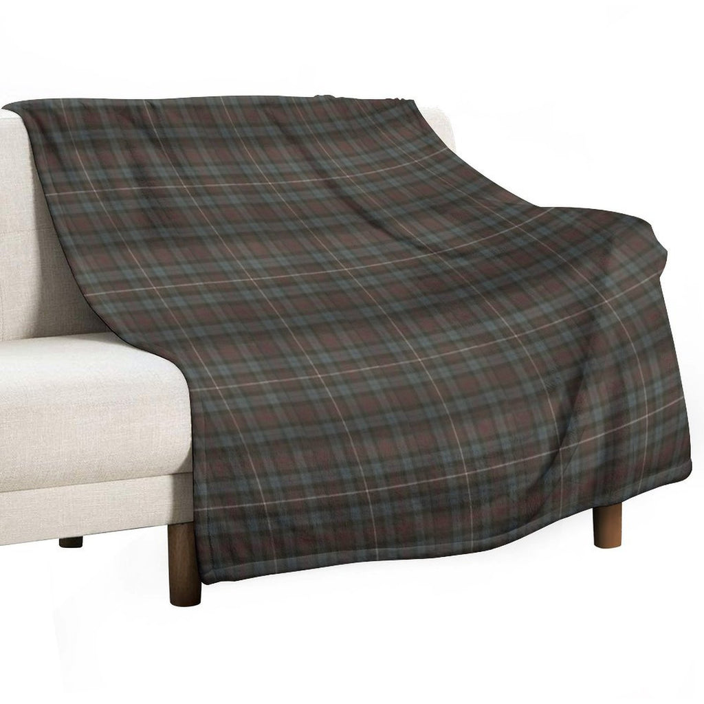 Clan Fraser Hunting Tartan Plush Throw Blanket