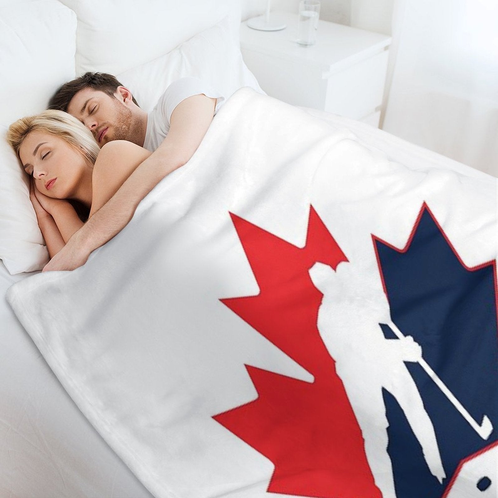 Hockey, Canada Multi-functional Throw Blanket