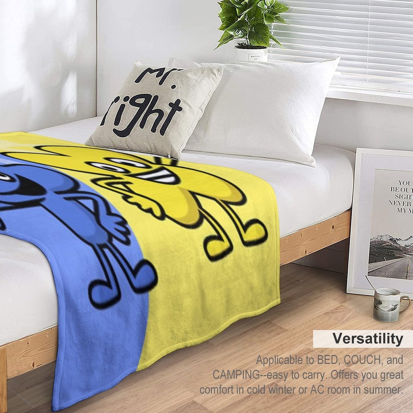BFB 4 And X Design Lightweight Throw Blanket