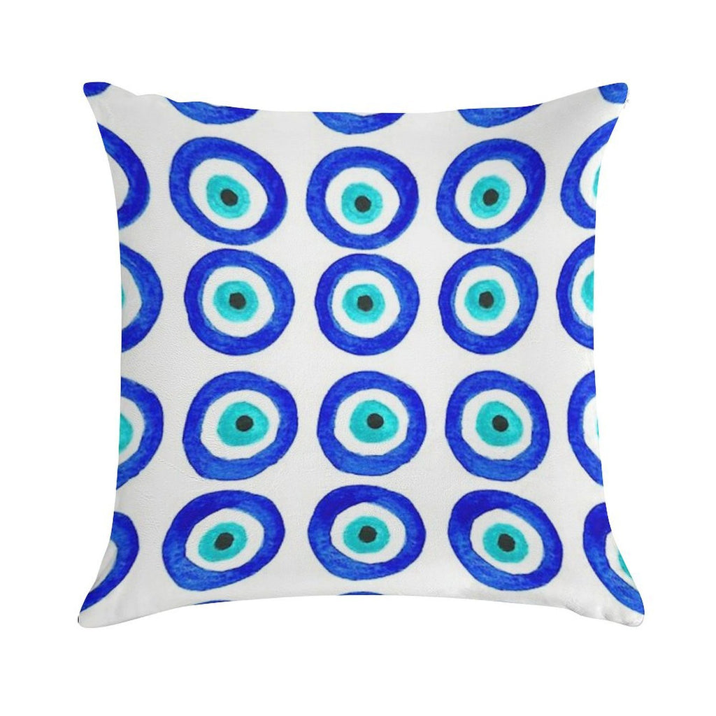 Evil Eye Soft Luxury Feel Throw Pillow