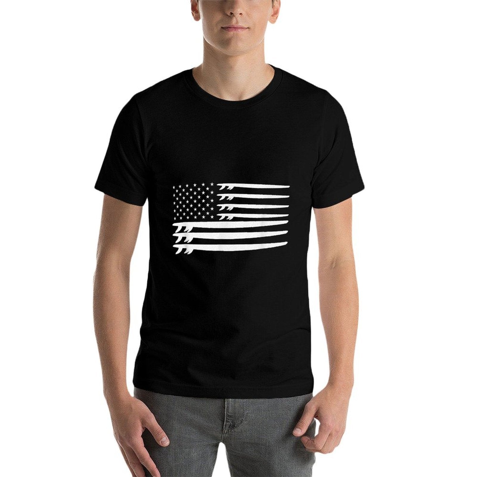 Surfer American Surfboard  Classic T-Shirt