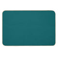 Ocean Blue Blue Solid Color  Slip-Resistant Bath Mat