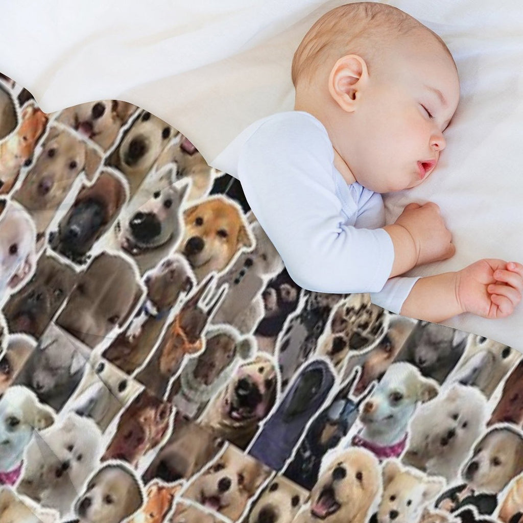 Sticker Stack 15 Easy Care Throw Blanket