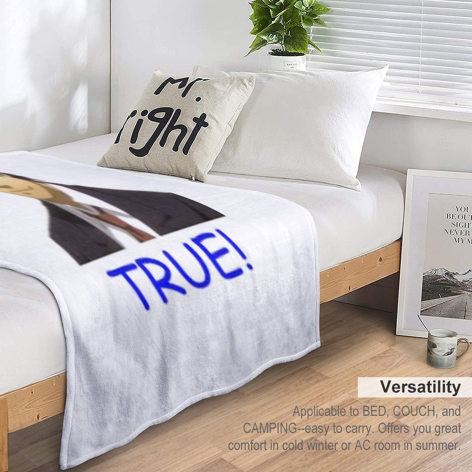 Adachi True Shrink-resistant Throw Blanket