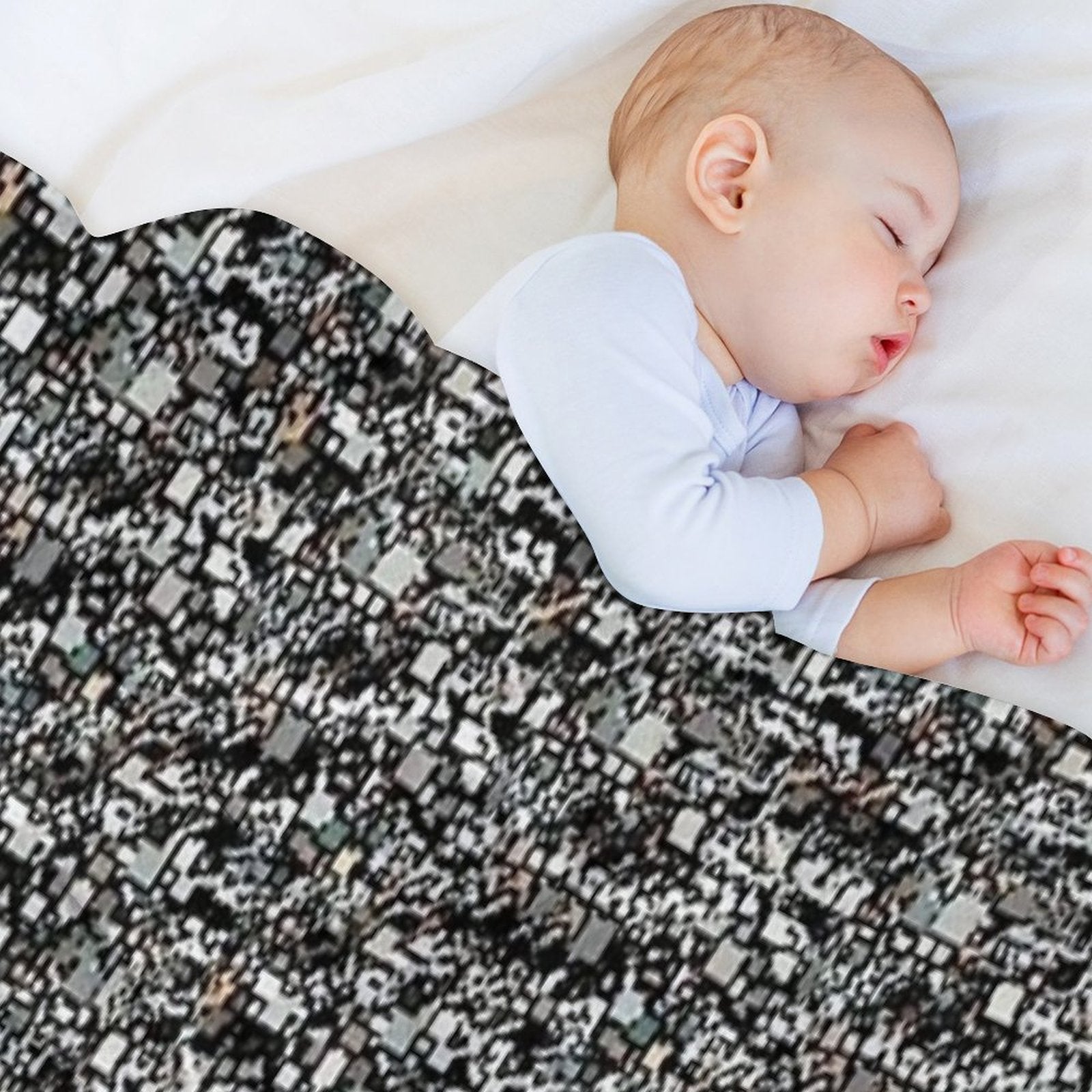 Hammer And Nail Stereogram Versatility Throw Blanket