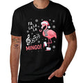 Fa La La Mingo Flamingo Candy Cane Christmas  Vintage-inspired T-Shirt