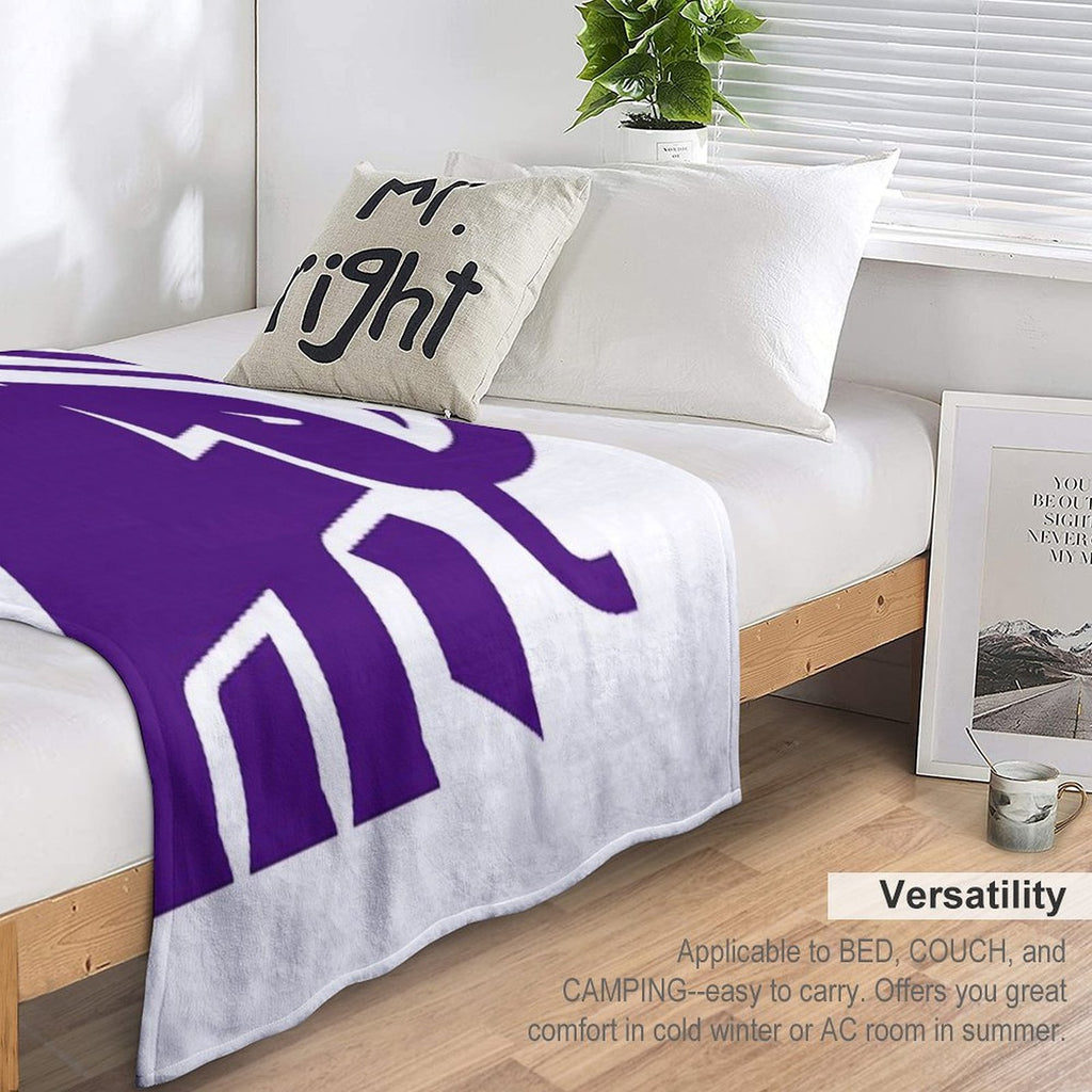 Amherst College Logo Gift-ready Throw Blanket