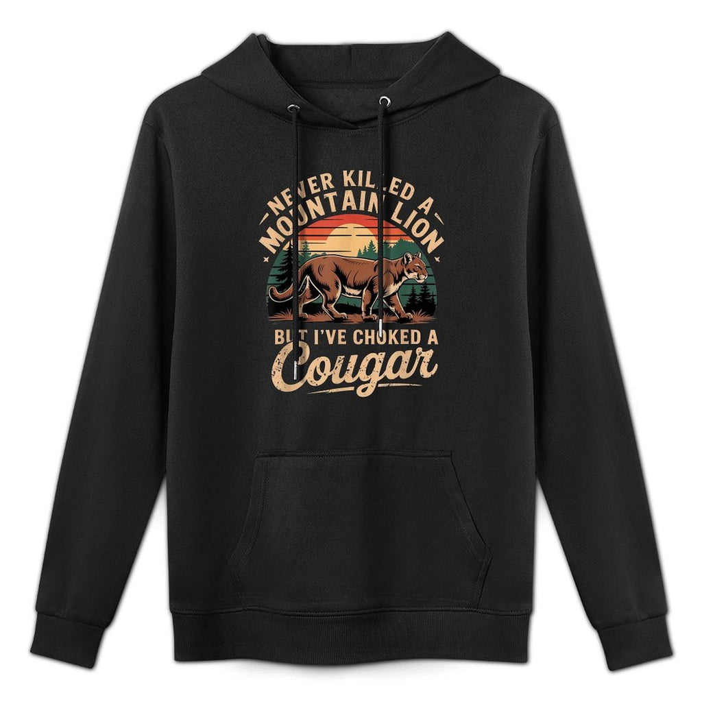Never Killed A Mountain Lion But Ive Choked A Cougar Customizable Surface Hoodie