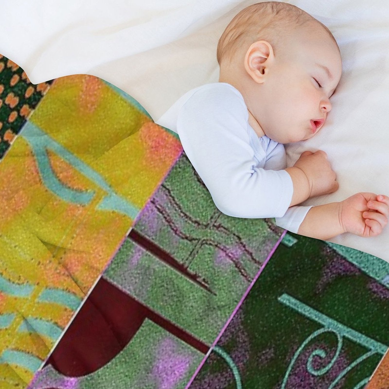 COLORFUL ABSTRACT STRIPE Velvety-soft Throw Blanket